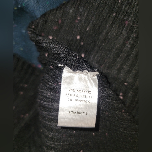 Love Ellie Long Sleeve Cardigan Sweater Two Tone - Picture 8 of 8